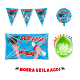 Geslaagd Versiering Pakket Blauw